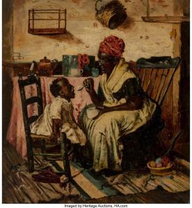 ROSELAND Harry Herman 1868-1950,Mother and Child,Heritage US 2023-06-16