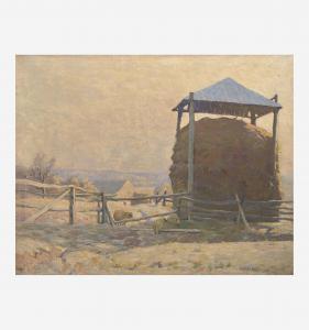ROSEN Charles 1878-1950,Haystack (The Farm, Frosty Morning),1911,Freeman US 2023-09-20