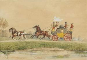 ROSENBAUM Richard 1864,Four-in-Hand Coach,Copley US 2022-07-15