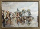 ROSENBAUM Wilhelm 1900-1900,Bootshafen am Schleusentor,Historia Auctionata DE 2007-02-24