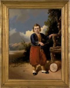 ROSENBERG C 1800-1900,portrait  a drummer boy,1862,Pook & Pook US 2007-10-26