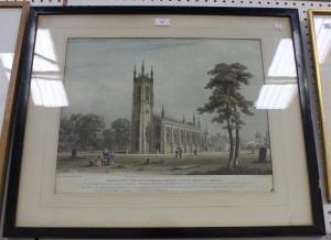 ROSENBERG Charles 1800-1800,South West View of St. Nicholas Church, Lo,19th century,Tooveys Auction 2017-10-04