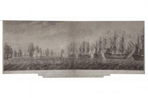 ROSENBERG Charles 1800-1800,THE BRITISH AND FRENCH FLEETS,-1795,Mallams GB 2015-05-18