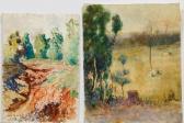 ROSENBERG Henry Mortikar 1858-1947,Landscapes,1929-44,Neal Auction Company US 2021-10-06