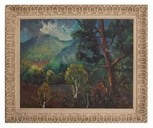 ROSENBERG James Naumburg 1874-1970,New England Landscape,1948,New Orleans Auction US 2018-03-18