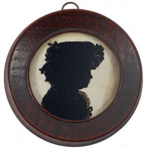 ROSENBERG OF BATH Charles, Carl,profile of a lady facing right,19th century,Bearnes Hampton & Littlewood 2023-01-17