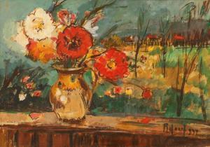 ROSENBLUT Iosif 1894-1975,Jar with Wildflowers,1944,Artmark RO 2024-01-31