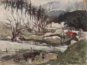 ROSENBLUT Iosif 1894-1975,Mountain Landscape,Artmark RO 2023-09-20