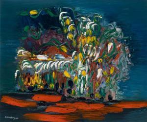 ROSENBORG Ralph 1913-1992,Island and Flowering Tree,1959,William Doyle US 2024-04-24