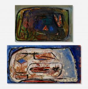 ROSENBORG Ralph 1913-1992,Untitled (two works),1940,Rago Arts and Auction Center US 2023-11-03