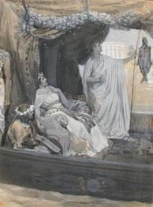 ROSENMEYER Bernand Jacob 1870,NeoclassicalIllustration with Cesare and Cleopatra,Burchard 2008-09-28