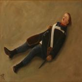 ROSENSTAND Vilhelm J. 1838-1915,A wounded soldier,Bruun Rasmussen DK 2011-05-23