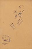 ROSENSTEIN Erna 1913-2004,Compositions with heads,1950,Desa Unicum PL 2021-09-14