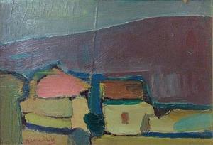 ROSENTALIS Moshe 1922-2008,Landscape,Matsa IL 2014-05-21