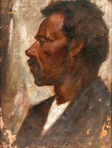 ROSENTHAL David 1876-1949,Portrait of a man in profile,Bonhams GB 2009-08-30