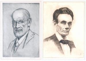 ROSENTHAL David 1876-1949,Portraits: Freud; Young Abraham Lincoln; Beethoven,Bonhams GB 2005-12-11