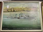 Roser George,H.M.S. Grenade at Grand Harbour Malta,1985,Tooveys Auction GB 2017-11-01