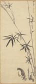 ROSETSU Nagasawa 1754-1799,Toad under Bamboo,Christie's GB 2020-09-24