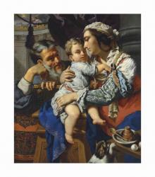 ROSI Alessandro 1627-1697,The Holy Family,Christie's GB 2017-07-06
