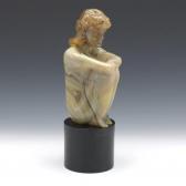 ROSIN Loredano 1948-1991,seated youthful female nude,Aspire Auction US 2020-02-13