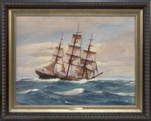 ROSNER Charles 1894-1975,The American full-rigged ship,1866,Eldred's US 2018-07-19