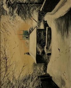 ROSS Hugh,country house in a winter landscape,1911,Duggleby Stephenson (of York) 2020-10-30