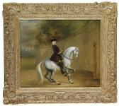 ROSS James 1729-1738,A gentleman on a grey at a riding school executing,Christie's GB 2008-11-20