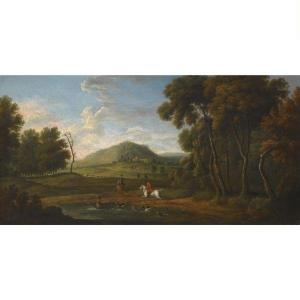 ROSS James 1729-1738,STAG HUNTING IN AN EXTENSIVE LANDSCAPE,Sotheby's GB 2010-10-28