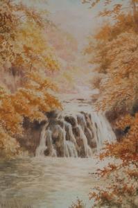 ROSS Joseph Halford 1866-1909,autumnal river landscape,Crow's Auction Gallery GB 2022-09-14