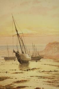 ROSS Joseph Halford 1866-1909,Beached Sailing Boats,Criterion GB 2023-01-18