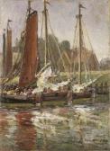 ROSS Mary Herrick 1856-1935,Boats in a Harbor,Christie's GB 2005-04-27