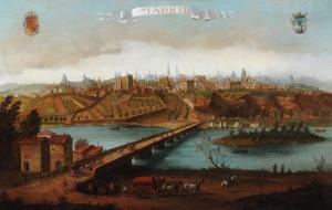 ROSS THOMAS 1730-1746,A view of Madrid looking over the Manzanares river,Dreweatts GB 2017-06-27