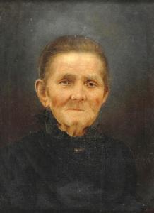 ROSSA E,Portrait of a Woman,1912,Tiroche IL 2011-04-09