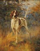 ROSSEAU Percival Leonard 1859-1937,Portrait of a Pointer in a Landscape,1933,Skinner US 2009-09-11