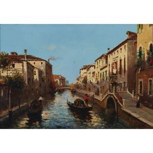 ROSSELLI Giacomo 1901,GRAND CANAL AT NIGHT,Waddington's CA 2017-01-26