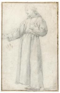 ROSSELLI Matteo 1578-1651,A STANDING MONK WITH OUTSTRETCHED ARM,Sotheby's GB 2012-01-25