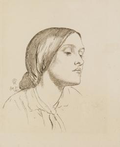 ROSSETTI Dante Gabriel 1828-1882,PORTRAIT OF MARIA HUNGERFORD POLLEN,1857,Sotheby's GB 2015-07-15