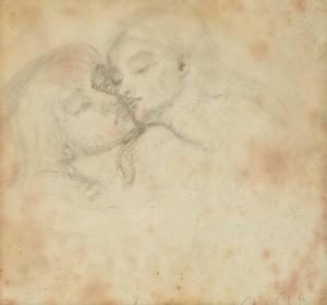 ROSSETTI Dante Gabriel 1828-1882,Sketch for Lovers Meeting,Tennant's GB 2023-07-15