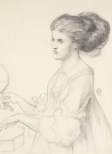 ROSSETTI Dante Gabriel 1828-1882,STUDY FOR WASHING HANDS,1865,Sotheby's GB 2013-11-19