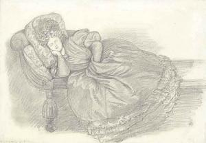 ROSSETTI Dante Gabriel 1828-1882,Study of Fanny Cornforth,Christie's GB 2015-06-16