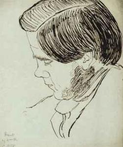 ROSSETTI William Michael 1829-1919,Portrait of William Holman Hunt,1854,Christie's GB 2010-12-15