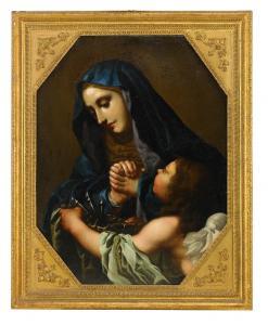 ROSSI Alessandro 1819-1891,Madonna addolorata con angelo,Stockholms Auktionsverket SE 2006-06-02