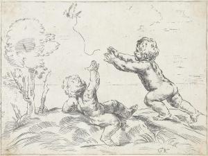 ROSSI Girolamo,Two children in a landscape,Palais Dorotheum AT 2013-04-24