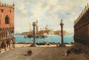 ROSSI Giuseppe 1820-1899,Venice, a view of St Mark\’s Square,Palais Dorotheum AT 2018-10-24