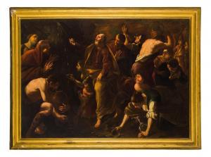 ROSSI Nunzio 1626-1651,Mosè fa scaturire le acque,Wannenes Art Auctions IT 2020-12-21