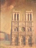 rossignol Pierre 1910-1988,Notre-Dame de Paris,Ruellan FR 2020-01-25