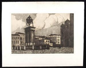 ROSSINI Angelo 1871-1939,Il Monumento a Colleoni - Venezia,1910,Bertolami Fine Arts IT 2023-06-26