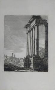 ROSSINI Luigi 1790-1857,Avanzi del Tempio della Concordia,1817,Eric Caudron FR 2024-04-03