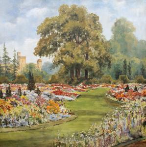 ROSSITER L.S,An English garden scene,Bellmans Fine Art Auctioneers GB 2014-08-08