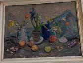 ROSTRUP BOYESEN Peter 1882-1952,Still life with hyacinths,Bruun Rasmussen DK 2019-04-06